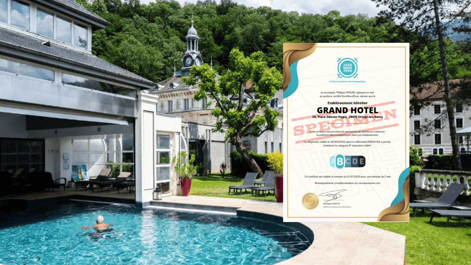 Spécimen Label ZeroWaveZone